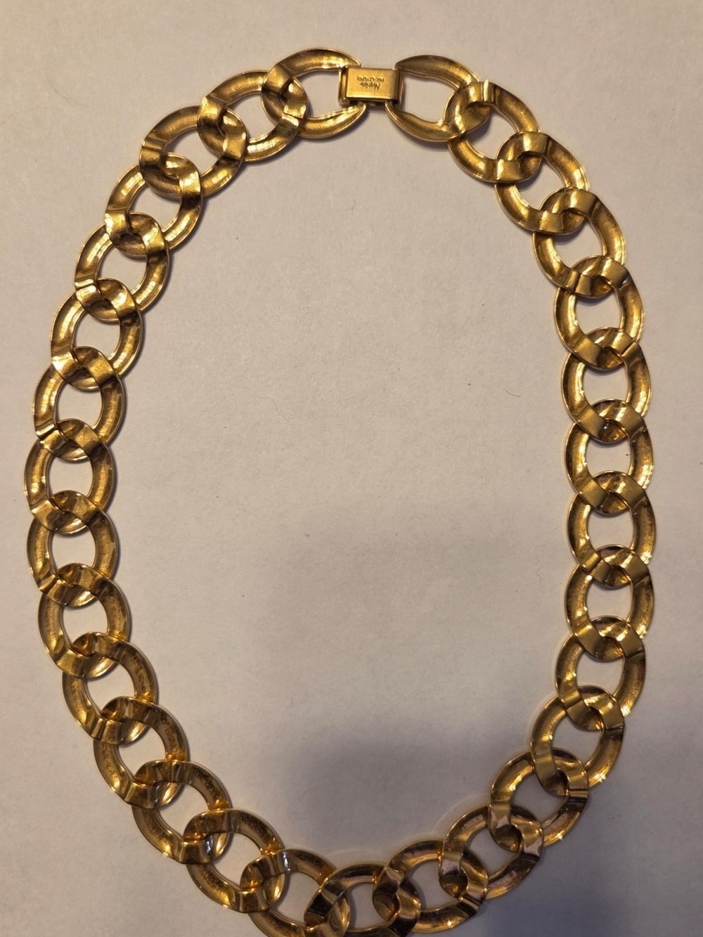 Vintage Napier Chunky Link Necklace - Picture 4 of 4